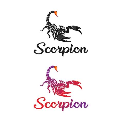 Logotipo De Escorpión Vector Premium