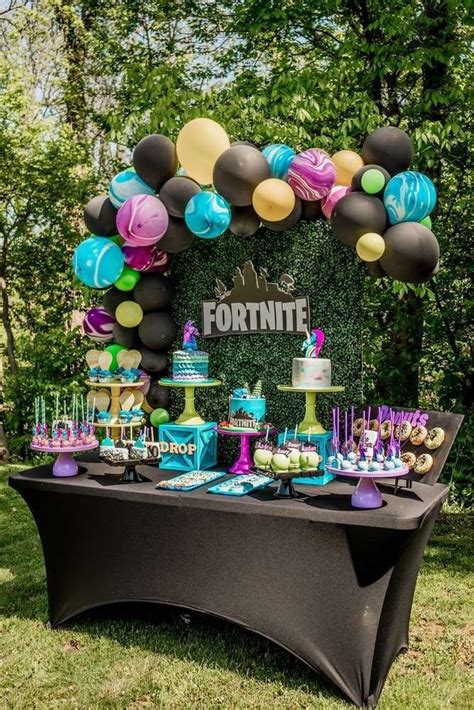 fortnite anniversaire idee | Outdoors birthday party, Birthday party