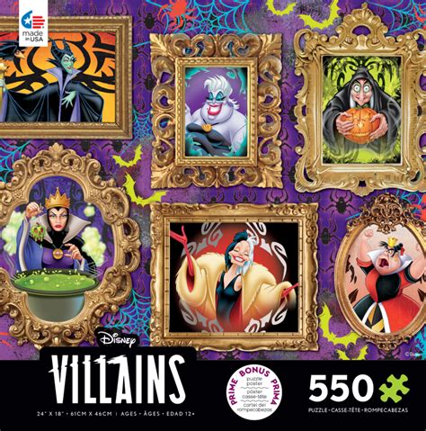 24 x 24 x 30 basic table frame. Ceaco - Disney - Disney Villians Framed - 550 Piece Jigsaw ...