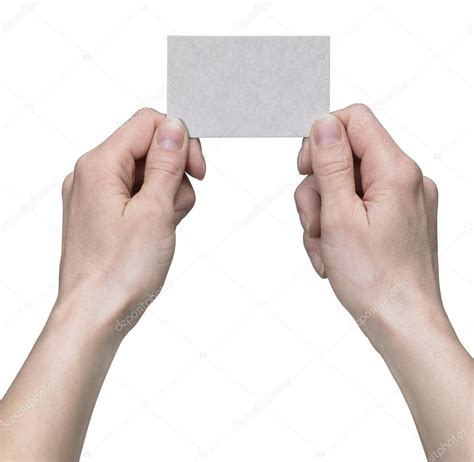 Your card will be printed and delivered by a member of upmc. Hands holding a business card — Stock Photo © prill #7770295