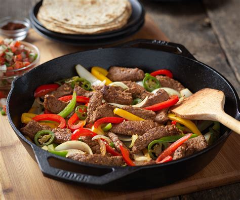 Beef Fajita Skillet With Pico De Gallo Beef Loving Texans Beef Loving Texans Is Your One