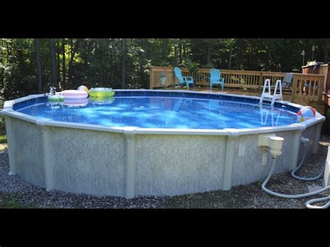 There are many above ground pools on the market today that offer hours of family fun and good exercise how to put an above ground pool in depends on the type and quality you chose. How To Install An Above Ground Pool - YouTube