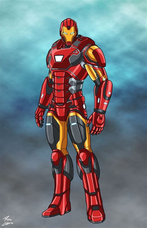 Iron Man Commission By Phil Cho On Deviantart Marvel Dc Marvel Comic