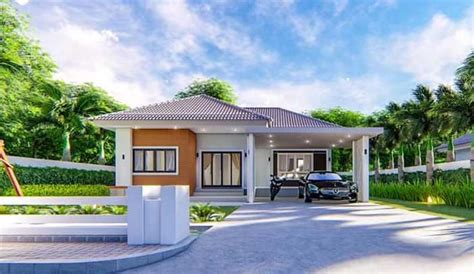 Simple three bedroom house architectural designs. Three Simple but Charming Bungalow Designs with Three ...