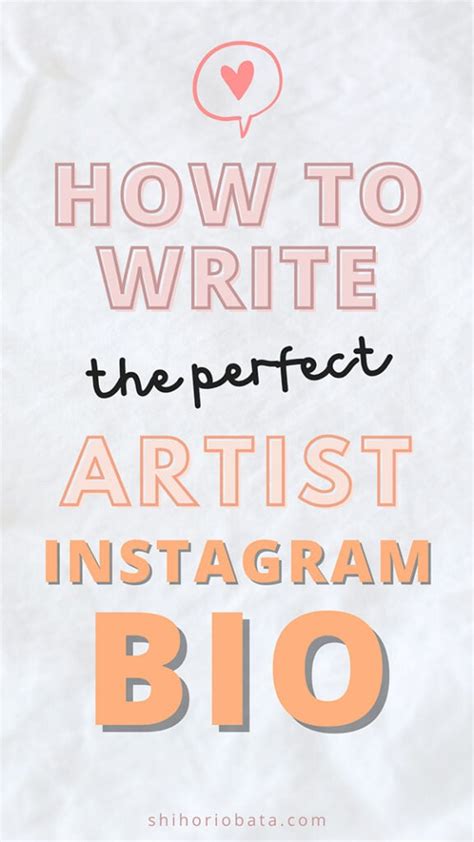 How to Write the Perfect Artist Instagram Bio