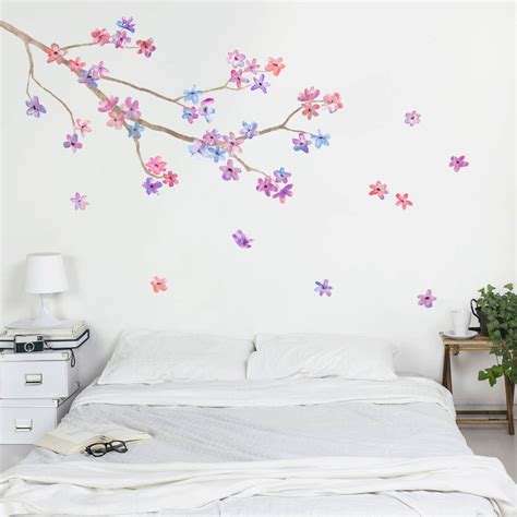 170x130 cm sheet size :: Blossom Branch Wall Sticker By Oakdene Designs ...