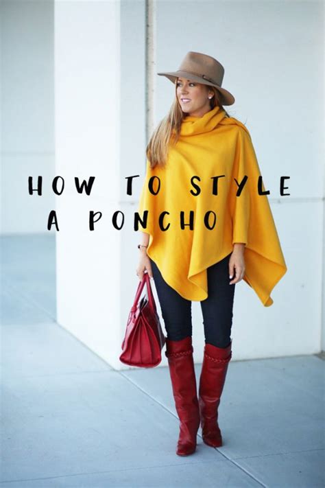 How To Style A Poncho For Fall