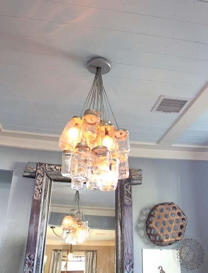 How To Make A Chandelier Using Mason Jars How To Make A Chandelier