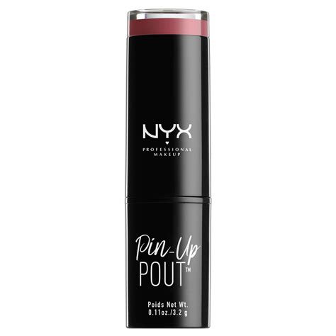 Nyx Professional Makeup Pin Up Pout Lipstick Almost Famous 011 Oz Shipt