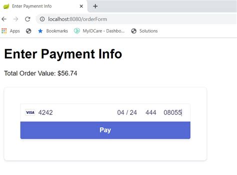 Now you could use cardview as a component. How to Implement a Credit Card Payment Solution With Spring Boot and the Stripe API | Carey ...