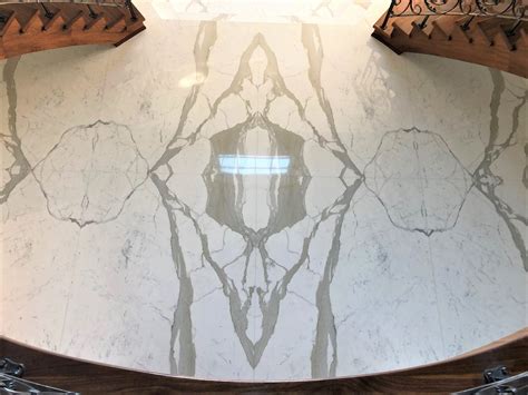 Floor Calacatta Oro Bookmatched Marble Trend Marble Granite