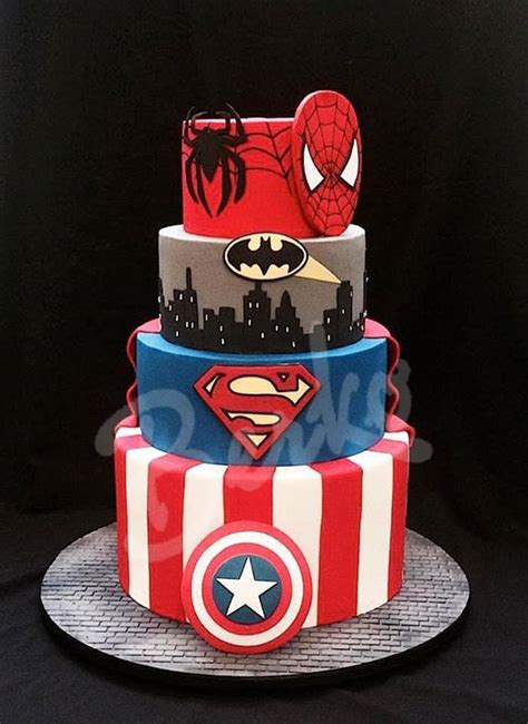 I genuinely don't think i have ever seen such a great cake as this. Pin di Kimberley Jemmott su My Hero!!! | Torte supereroi, Torte per festa, Idee torta