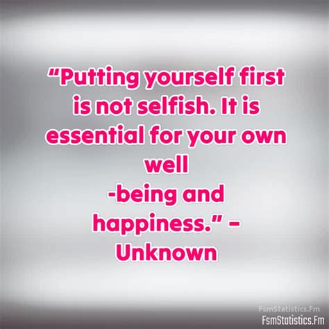 Quote About Putting Yourself First Fsmstatisticsfm