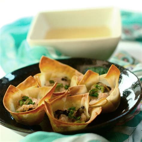 Red Shallot Kitchen Baked Wonton Cups