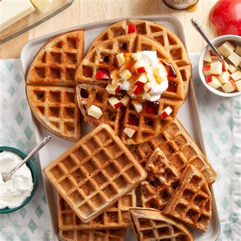 Apple Spice Waffles Recipe How To Make It