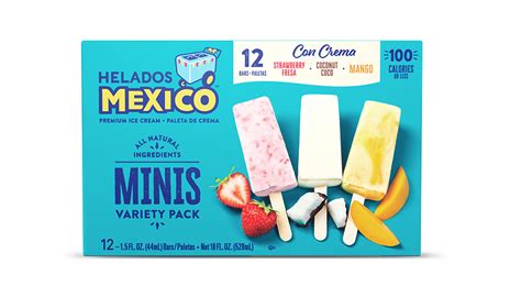 Cream Paletas Premium Ice Cream Bars Helados Mexico