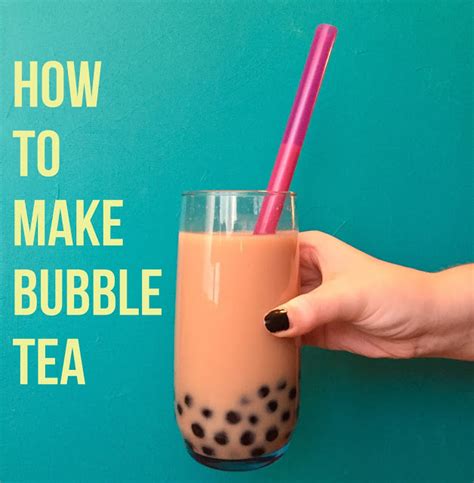 How To Make Bubble Boba Tea For Two How To Make Bubbles Boba Tea