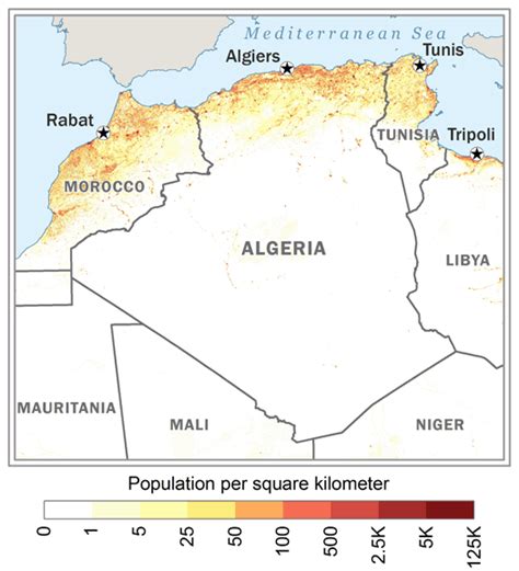 Algeria Population Density Map Sexiz Pix