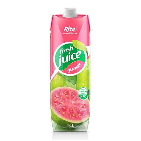 Fruit Juice Guava Juice Drink 1000ml Paper Box Rita Brand