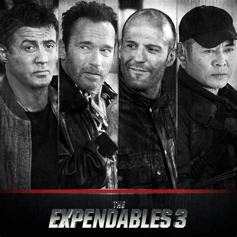 Sylvester Stallone Arnold Schwarzenegger Jason Statham And Jet Li