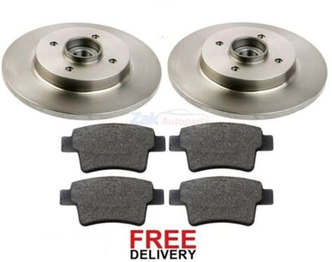 For Citroen C4 Grand Picasso Rear Brake Discs And Pads Wheel Bearings Abs