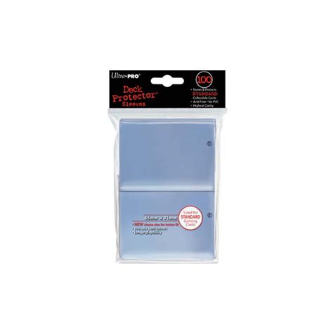 Ultra Pro Standard 100 Sleeves Clear The Mana Shop