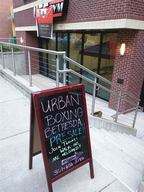 Robert Dyer Bethesda Row Urban Boxing Accepting Pre