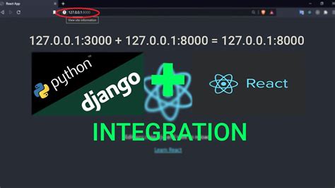 How To Integrate Django And React JS From Scratch YouTube