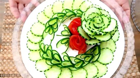 Use plates to make a bird feeder. Super Salad Decoration Ideas - Vegetable Plate Decoration ...