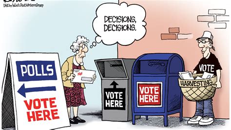 Wednesday Cartoon Lots Of Voting Options Maybe 1 Too Many
