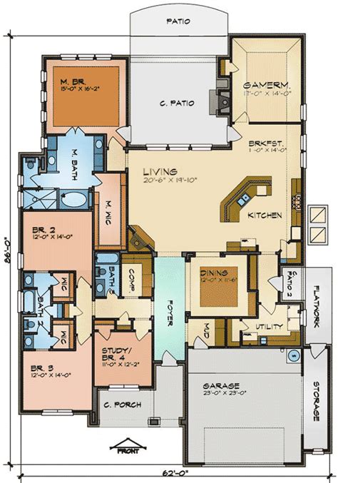 One Floor Home Plans With Photos Floorplansclick