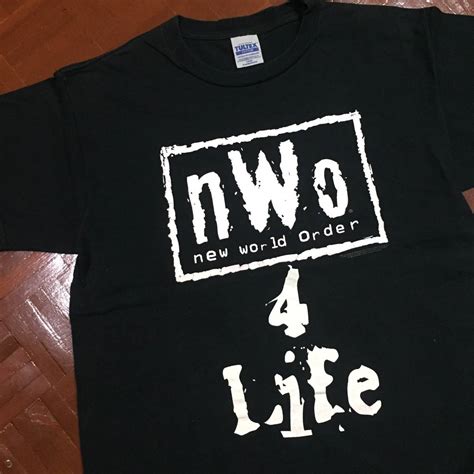 Vintage Vintage 1999 NWO 4 Life WCW WWF Wrestling T Shirt Grailed