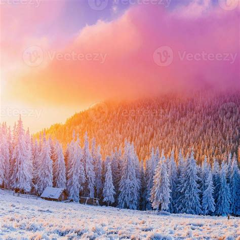 Sunny Winter Landscape 6939699 Stock Photo At Vecteezy