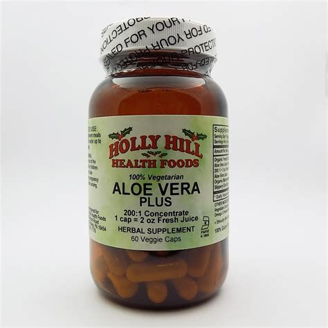 Aloe Vera Plus American Supplements 60 VCaps Walmart Com