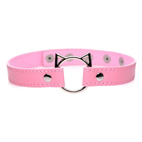 Master Series Kinky Kitty Choker Collar Pink Janet S Closet