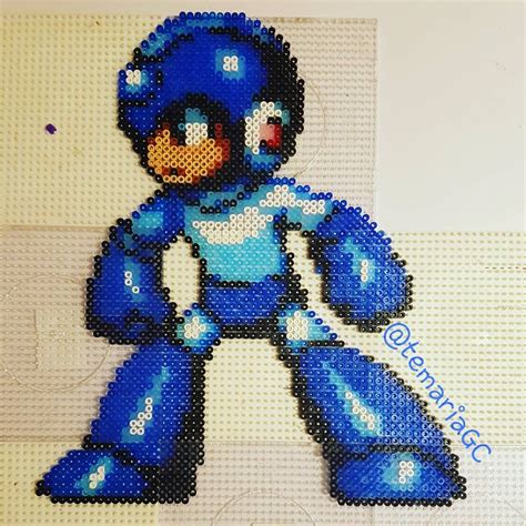Mega Man Perler Beads By Temariagc Perler Art Mega Man Pixel Art Images