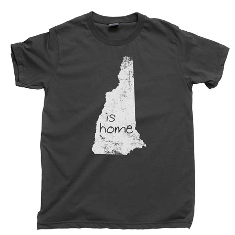 New Hampshire T Shirt Native Born Nh Home Granite State Tee State