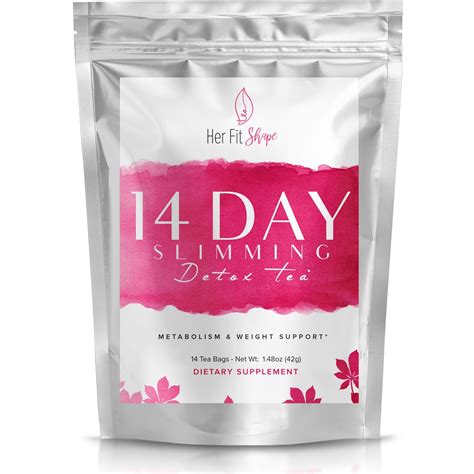Her Fit Shape 14 Day Slimming Tea Detox Boost Weight Loss