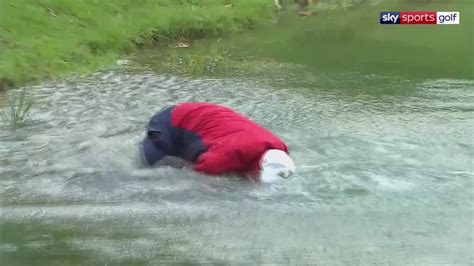 Golfs Ultimate Water Fails Club Throwing Golfers Falling And More