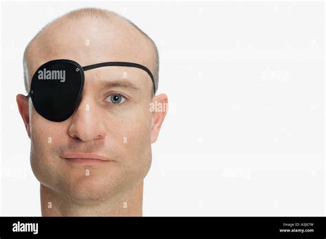 Man Wearing Eye Patch Stock Photo Alamy