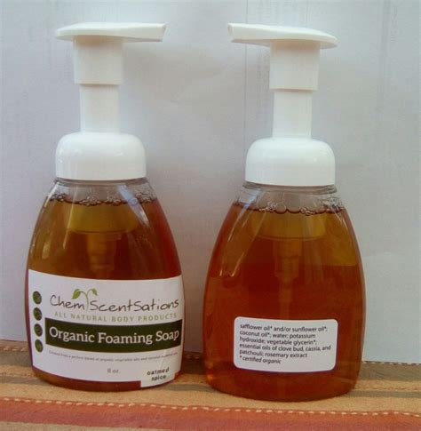 Oatmeal Spice Organic Foaming Hand Soap Organic Oil Foaming Hand