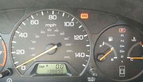 2001 Honda Accord Srs Light Is On: 58 Complaints