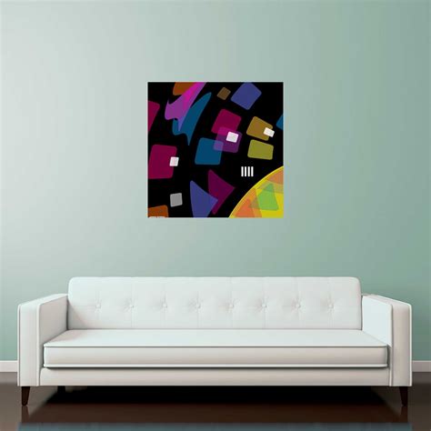 Futuristic Wall Art Poster Abstract Lighting Design Wall Etsy