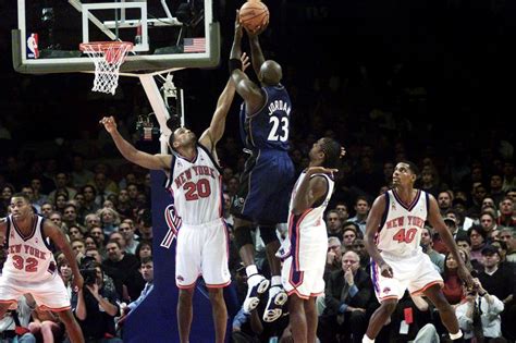 Nba Basketball New York Knicks Washington Wizards Michael Jordan