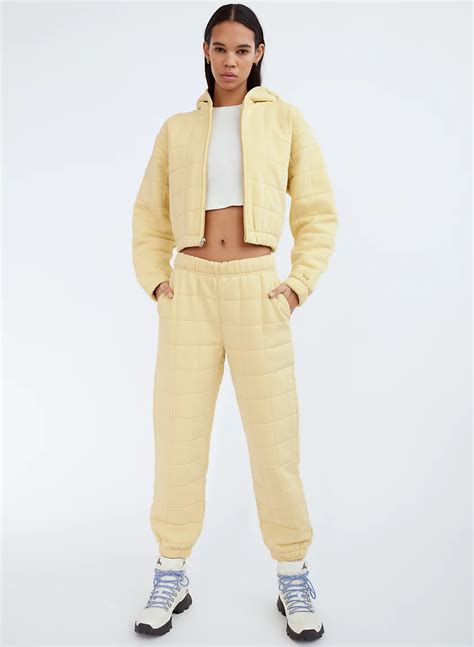 Tna Cozy Fleece Mega Quilted Sweatpant Aritzia Ca