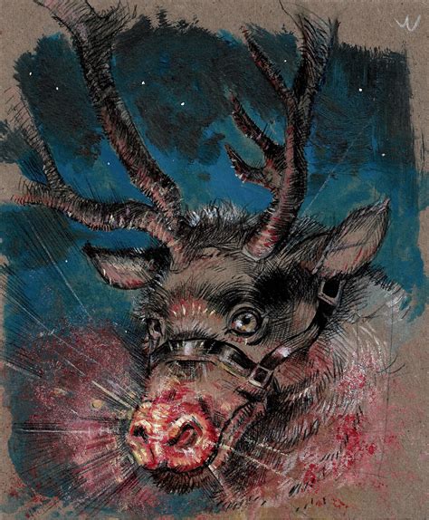 Rudolph The Red Nose Reindeer Sketch