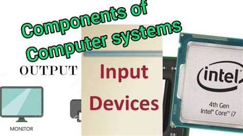 Hardware Components Of Computer Systemsinput Unit Output Unit Cpu