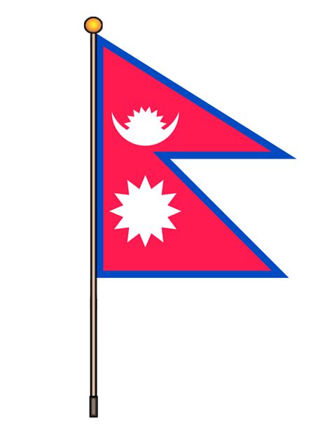 Nepal Flag Png Flag Of Nepal Clipart Nepal