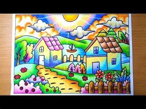 Gambar gradasi warna pemandangan alam gambar pemandangan. Gradasi Warna Gambar Kaligrafi Mudah Berwarna / Gambar ...