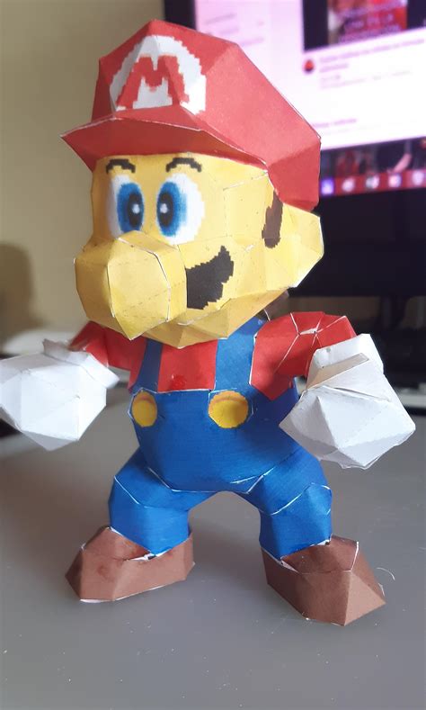 In Conmemoration Of 35 Years Of Super Mario I Make This Mario 64